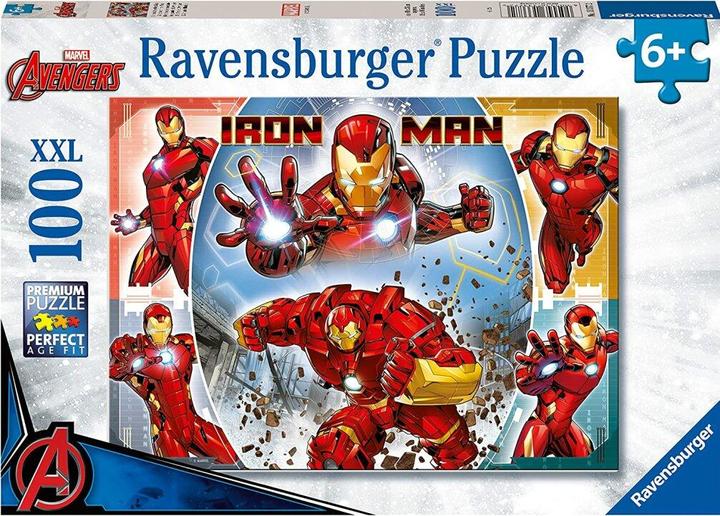 Produktbild Ravensburger Puzzle 100 Teile Marvel Iron Man (100 Teile)
