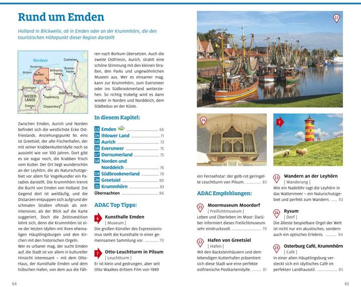 Actual product image Reiseführer Ostfriesland und Ostfriesische Inseln (German, Andrea Lammert, 2022)
