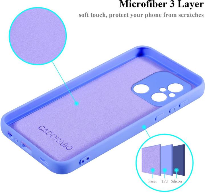 Immagine prodotto Cadorabo Custodia per Redmi 12C in TPU con design in silicone a protezione dai liquidi (Xiaomi Redmi 12C)