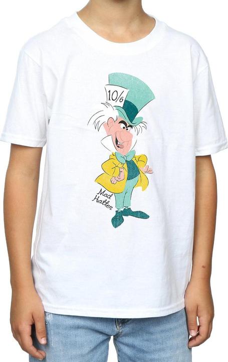 Immagine prodotto Disney Maglietta classica dei ragazzi Alice Nel Paese Delle Meraviglie Cappellaio Matto (140, 146)