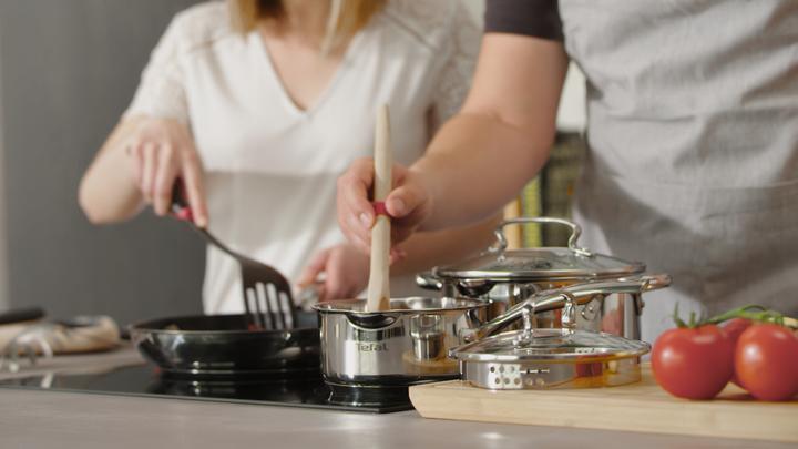 Produktbild Tefal Duetto+ (24 cm, Kochtopf, Edelstahl)