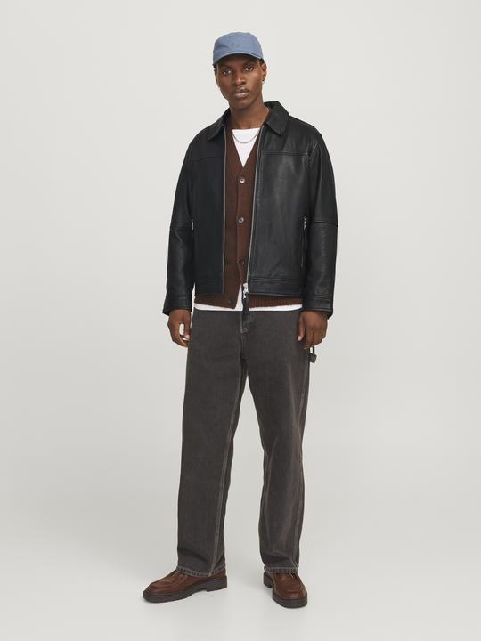 Produktbild Jack & Jones Jorclean Leather Jacket Styd Aw24 (XXL)