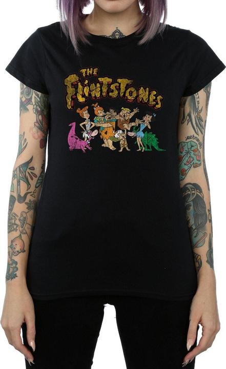 Produktbild The Flintstones Group Distressed TShirt (S)