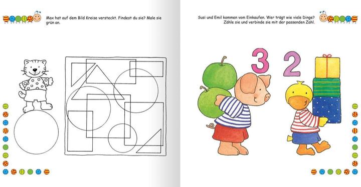 Actual product image Lernraupe - Mein grosses Übungsbuch für den Kindergarten (German, Angela Wiesner, Corina Beurenmeister, 2021)