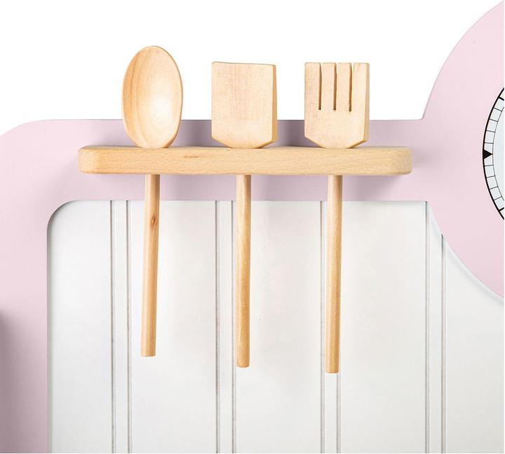 Produktbild Bigjigs Tidlo Holzspielküche Rural Pink, 7-teilig.