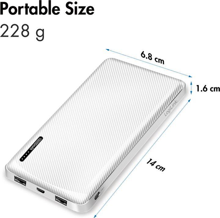 Produktbild LogiLink Prüfen (10000 mAh, 12 W, 12 Wh)