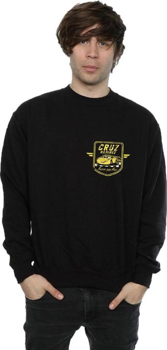 Actual product image Disney Mens Cars Cruz Ramirez Faux Pocket Logo Sweatshirt (XXL)