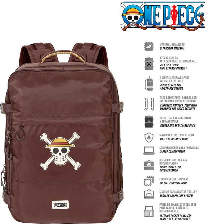 Immagine prodotto Karactermania Zaino da viaggio Mercury grande 47x23x33cm Teschio