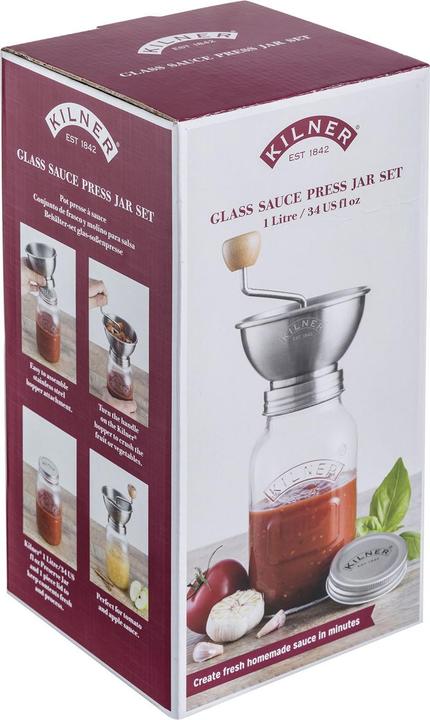 Actual product image Kilner KIL Straining Mill with storage jar 1l