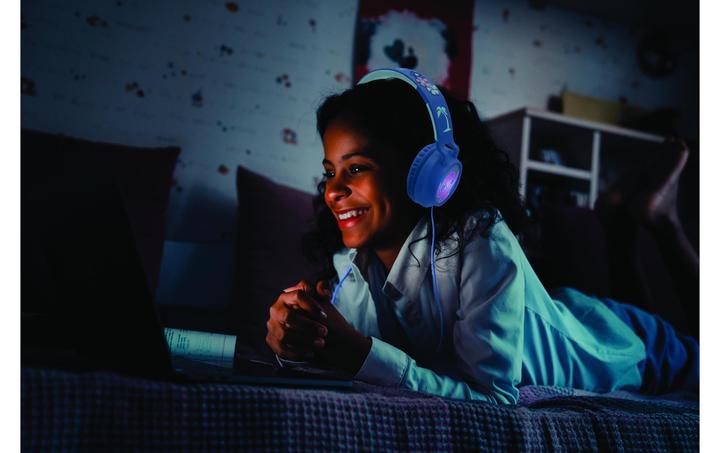Actual product image Lexibook Stitch Rechargeable headphones with lights (HPBT015D)