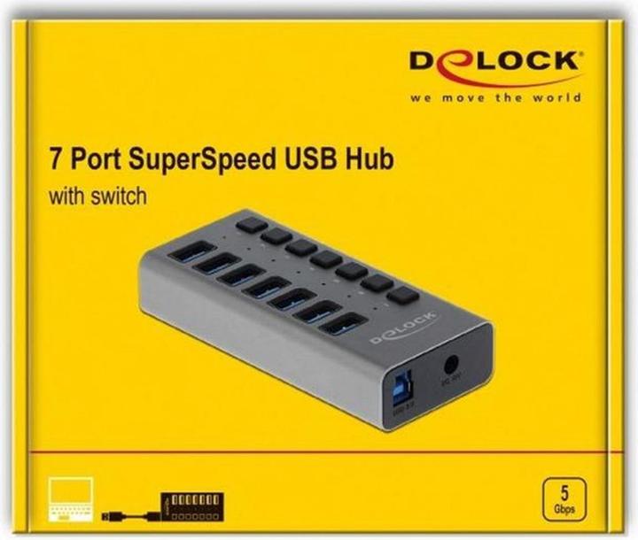 Produktbild Delock 63669 (USB-A, 7 Ports)