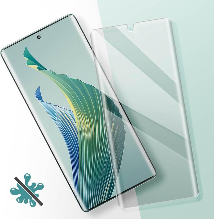 Produktbild Avizar Keramikglas mit schwarzem Rand (1 Stück, Honor Magic 5 Lite)