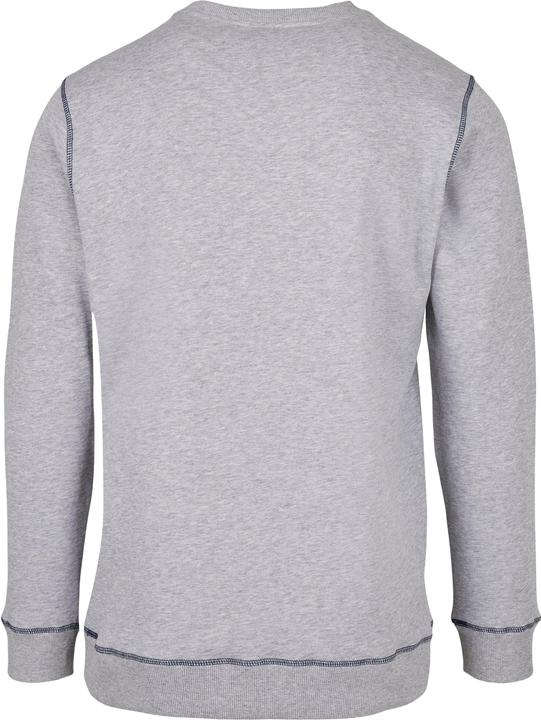 Actual product image Urban Classics Organic Contrast Flatlock Stitched Crew - 12226 (S)
