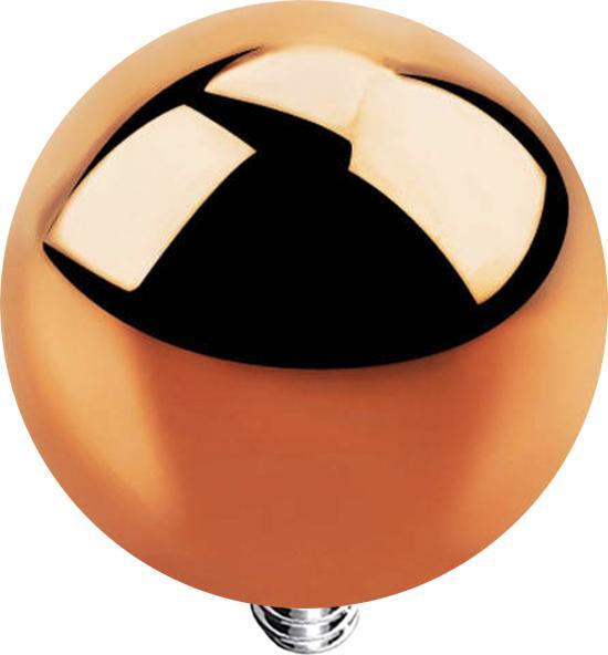 Produktbild Star Piercing Dermal Anchor Kugel rosegold (ohne Messing, Chirurgenstahl 316L)
