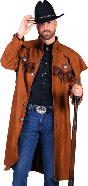 Actual product image Thetru Men's Coat Western, brown (M)
