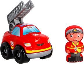 Actual product image Ecoiffier Abrick Fire Department Two Vehicles, Moving Elements 34 Accessories