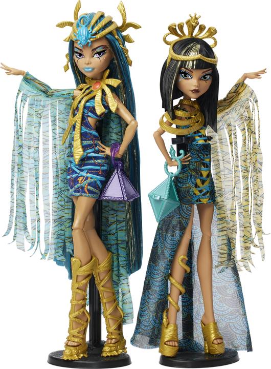 Actual product image Mattel Dolls, Mummy Majesties Cleo and Nefera De Nile