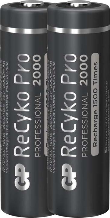 Immagine prodotto GP Batteries Batterie Gp 2 x akumuliatoriai aa/r6 gp recyko pro ni-mh 2000mah 210aahcb-5eb2 (2 pz., AA, 2000 mAh)