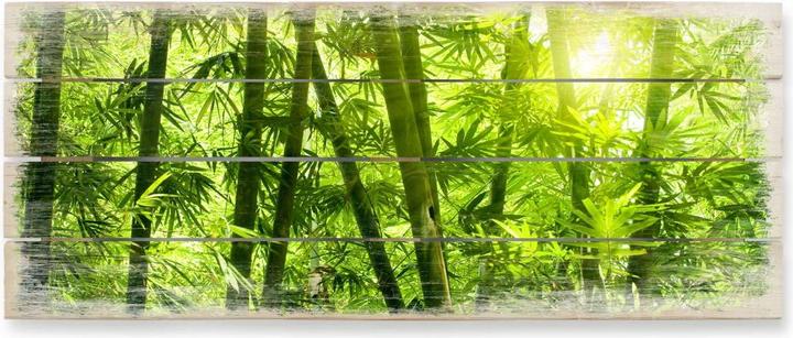 Actual product image Trenddeko Sunshine in the bamboo forest - Panorama (40 x 100 cm)