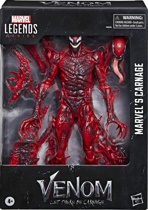 Actual product image Hasbro Venom: Let There Be Carnage Marvel Legends Action Figure Marvel's Carnage 15 cm