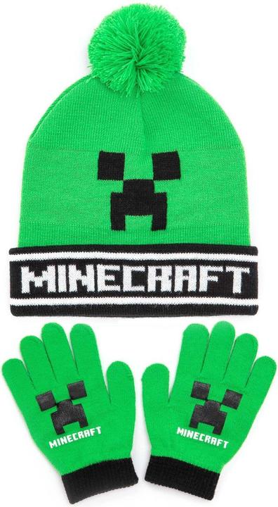 Image du produit Minecraft Kit chapeau et gants (Taille unique)