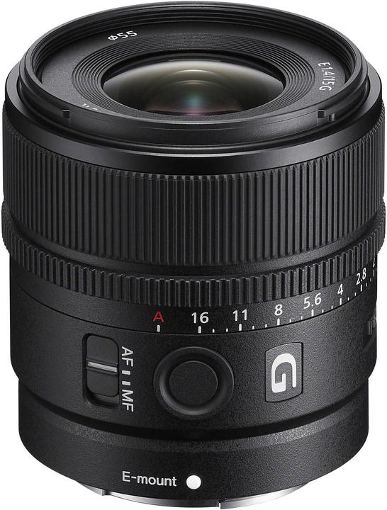 Immagine prodotto Sony E 15mm f/1.4 G (Sony E, APS-C / DX)