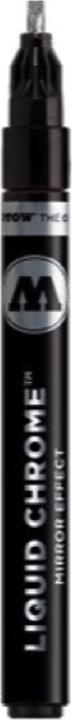 Actual product image Molotow LIQUID CHROME™ Calligraphy acrylic pencil silver 3.0 mm, 1 pc. (Black, 3 mm, 1 x)