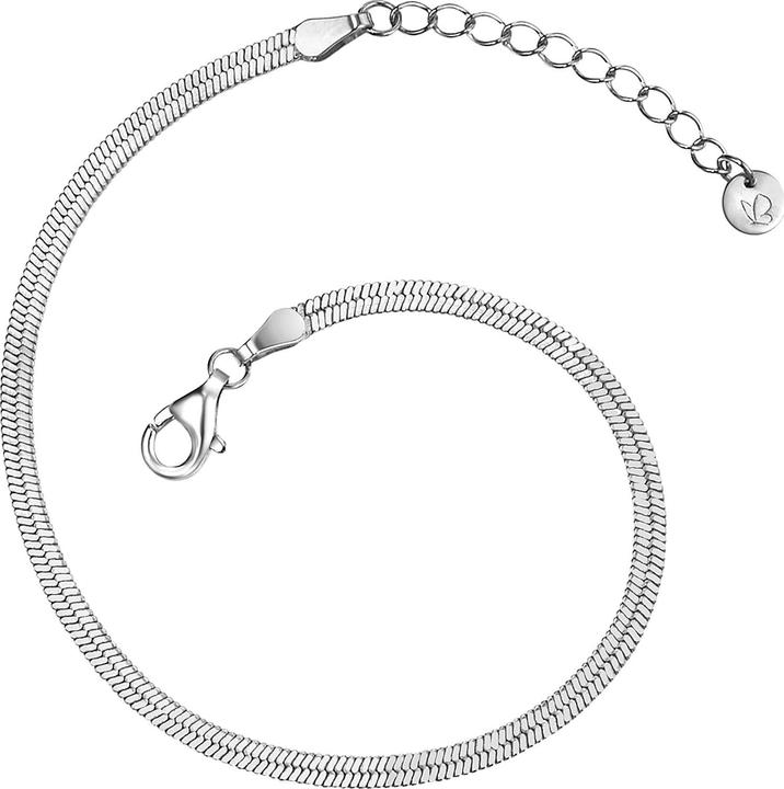 Glanzstücke München Damen Sterling Silber silber 17,0 cm Basislänge + 3,0 cm Verlängerung - 16346 (17 cm, Sterling Silber)