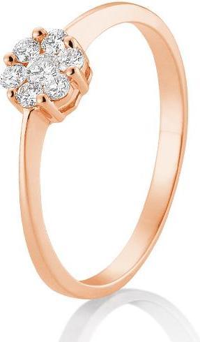 Produktbild Breuning Verlobungsring Flower (50, 750/18 K Gold)