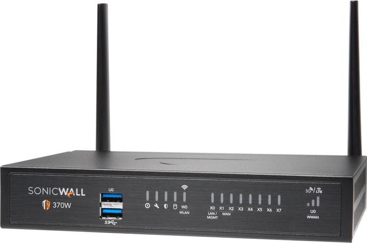 Productafbeelding SonicWall Firewall TZ-370W TotalSecure Essential Appliance, w/EPSS, 1 jaar