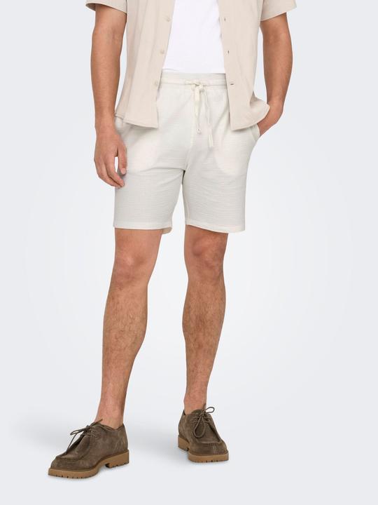 Produktbild Only & Sons Onskian Reg Seersucker Shorts (L)