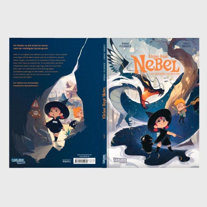 Actual product image Kleine Hexe Nebel 1: Das Erwachen des Drachen (German, Jérôme Pélissier, Carine Hinder, 2024)