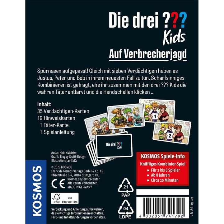Produktbild Kosmos Die drei??? (Deutsch)
