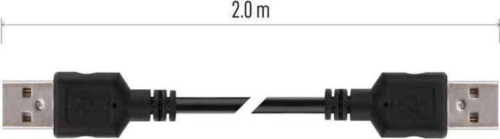 Produktbild Emos USB Kabel 2.0 A Stecker – A Stecker 2m (2 m, USB 2.0)