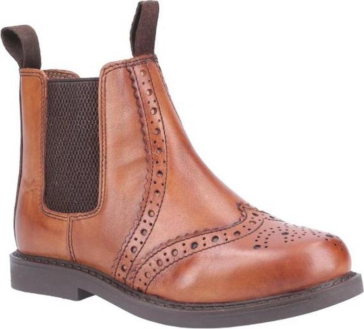 Actual product image Cotswolds Childrens/Kids Nympsfield Leather Chelsea Boot (28)