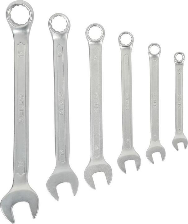 Actual product image Kendo Combination wrench set 6-piece (17 mm)
