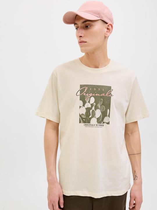 Actual product image Jack & Jones Gedruckt Rundhalsausschnitt T-shirt T-shirt (XL)