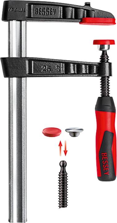 Bessey Malleable cast iron screw clamp TG-2K (1000 mm)