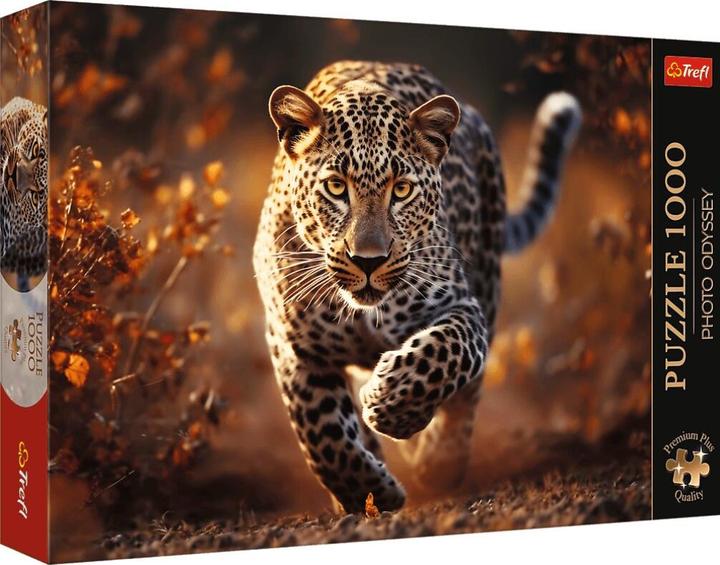 Trefl Puzzle Premium Plus 1000 - Leopardo selvaggio (1000 pezzi)