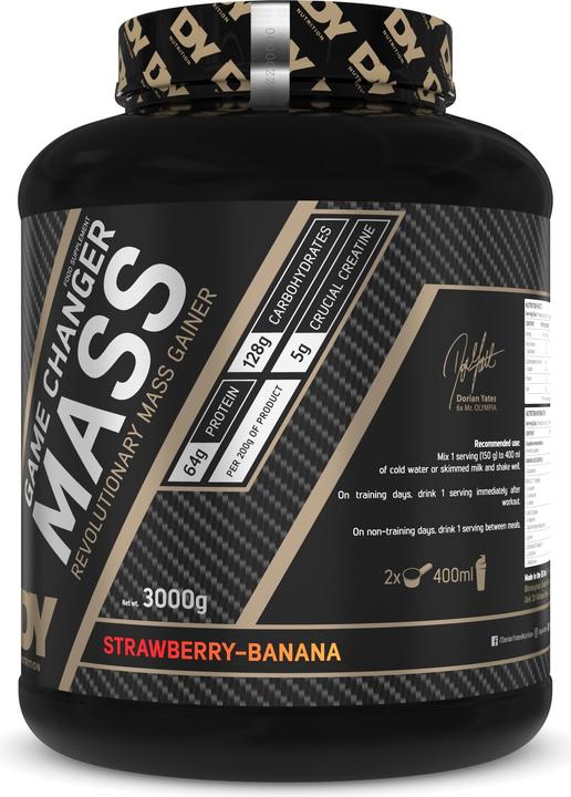 Immagine prodotto DY Nutrition Cambiamento di massa (Fragola e banana, 3000 g)