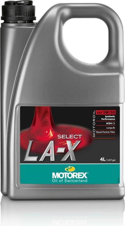 Motorex Motorenöl SELECT LA-X, 4 lt (4 l, SAE 5W, SAE 30)