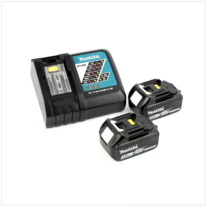 Produktbild Makita DTM 51 RFJ 18V Li-Ion Akku Multifunktionswerkzeug im Makpac + 2x 3,0 Ah Li-Ion Akku + Akku Sc