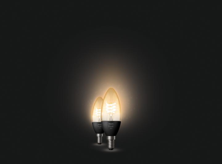 Actual product image Philips Hue White (E14, 4.50 W, 300 lm, 2 x, G)