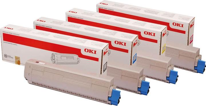 Produktbild OKI Original MC853/873 SET Set mit allen vier Farben (M, BK, C, Y)