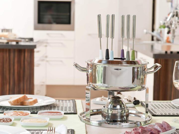 Immagine prodotto Rösle set per fonduta in argento con bruciatore a gas 39x27,5x15cm