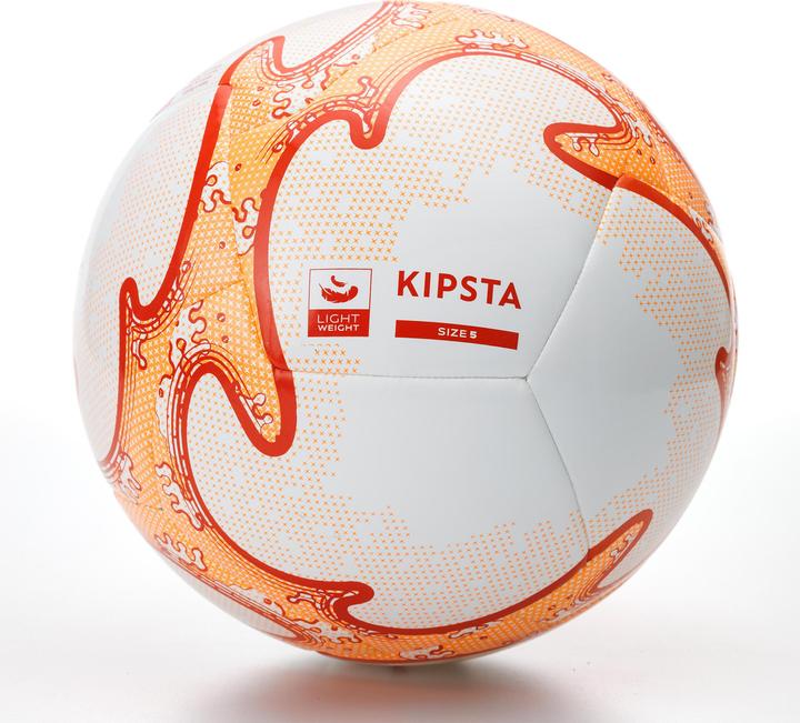 Kipsta Beachsoccer Hybridball Light size 5 - white/orange