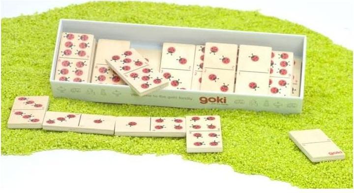 Actual product image Goki Dominogame Ladybird (German)