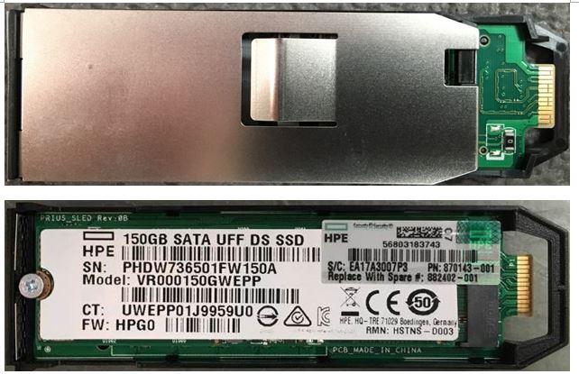 Immagine prodotto HPE SSD 150GB SFF SCM SATA RI (150 GB, M.2)