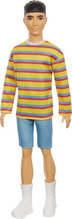 Image du produit Barbie Poupée Ken Fashionista - Chemise et pantalon rayés