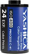 Actual product image Yashica MF-1 Snapshot Art Camera Y Edition Dark Blue with 1 Film 400/24